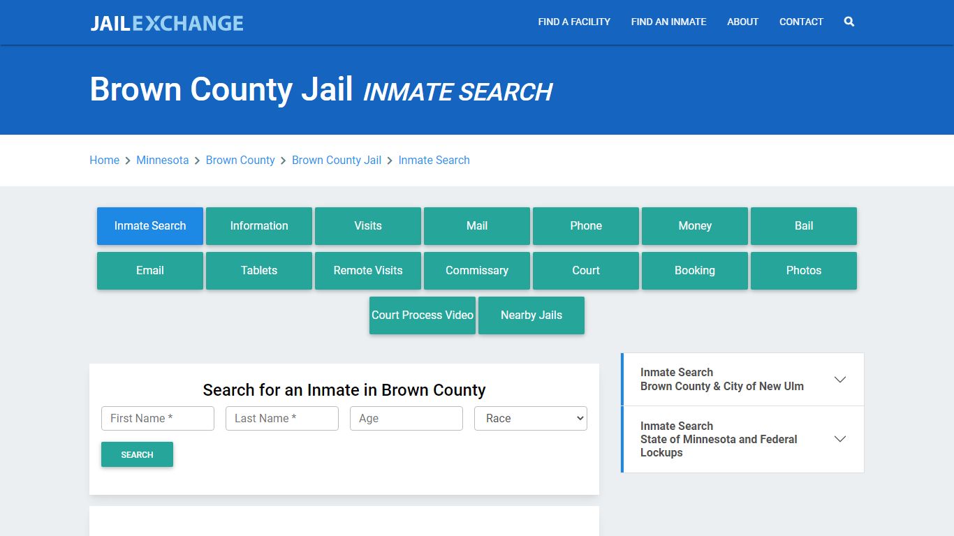 Brown County Jail, MN Inmate Search: Roster & Mugshots